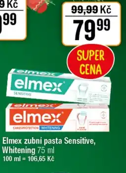 TEMPO Elmex zubní pasta Sensitive, Whitening nabídka