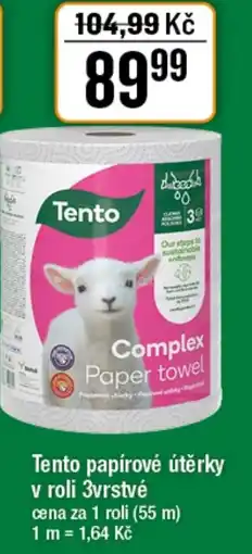 TEMPO Tento papírové útěrky v roli 3vrstvé nabídka