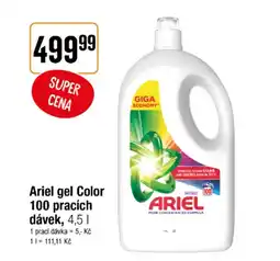 TEMPO Ariel gel Color 100 pracích dávek nabídka