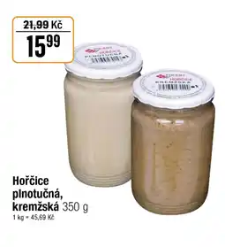 TEMPO Hořčice plnotučná, kremžská nabídka
