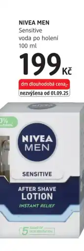 dm drogerie NIVEA MEN Sensitive voda po holení nabídka