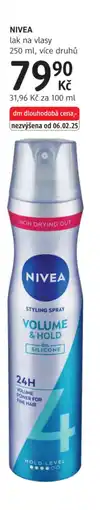 dm drogerie NIVEA lak na vlasy nabídka