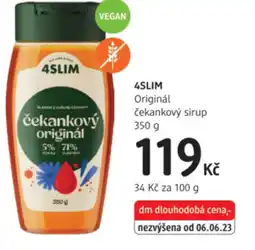dm drogerie 4SLIM Originál čekankový sirup nabídka