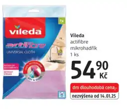 dm drogerie Vileda actifibre mikrohadřík nabídka