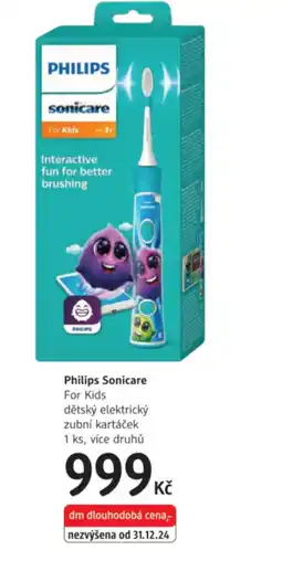 dm drogerie Philips Sonicare For Kids dětský elektrický zubní kartáček nabídka