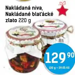 Konzum Nakládaná niva, Nakládané blat'ácké zlato nabídka