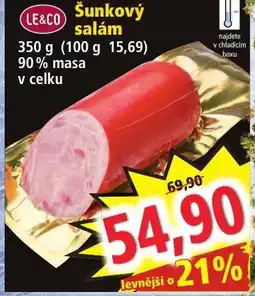 Norma Šunkový salám nabídka