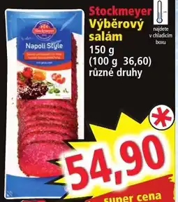 Norma Stockmeyer Výběrový salám nabídka