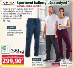 Norma Sportovní kalhoty,,Spacedyed nabídka