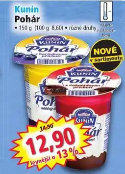 Norma Kunín Pohár nabídka