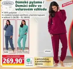 Norma Dámské pyžamo / Domácí oděv ve velurovém vzhledu nabídka