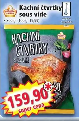 Norma Kachní čtvrtky sous vide nabídka