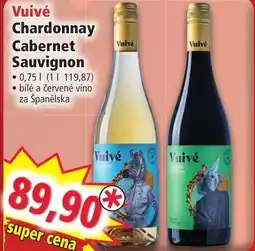 Norma Vuivé Chardonnay Cabernet Sauvignon nabídka