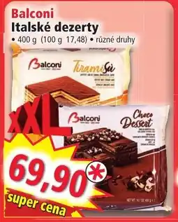 Norma Balconi Italské dezerty nabídka