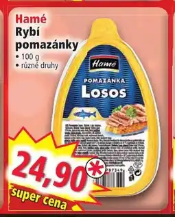 Norma Hamé Rybí pomazánky nabídka
