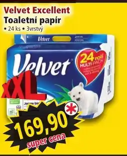 Norma Velvet Excellent Toaletní papír nabídka