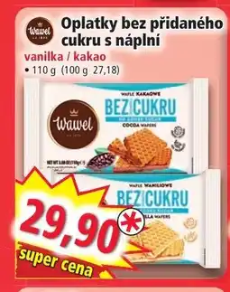 Norma Oplatky bez přidaného cukru s náplní nabídka