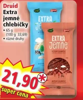Norma Druid Extra jemné chlebíčky nabídka