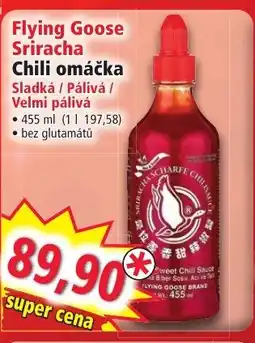 Norma Flying Goose Sriracha Chili omáčka nabídka