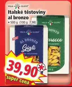 Norma Italské těstoviny al bronzo nabídka