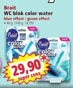 Norma Brait WC blok color water nabídka