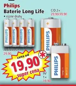 Norma PHILIPS Baterie Long Life nabídka