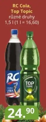 Potraviny CZ RC Cola, Top Topic nabídka
