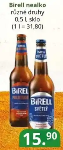 Potraviny CZ Birell nealko nabídka