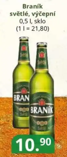 Potraviny CZ Braník světlé, výčepní nabídka