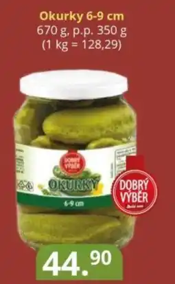 Potraviny CZ Okurky 6-9 cm nabídka