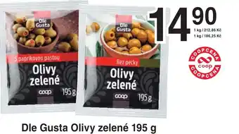 Dle Gusta Olivy zelené