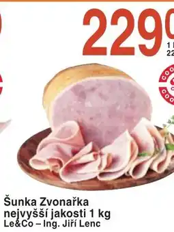 Coop hb Šunka Zvonařka nejvyšší jakosti nabídka