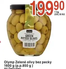 Coop hb Olymp Zelené olivy bez pecky nabídka