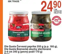 Coop hb Dle Gusta Červená paprika nabídka