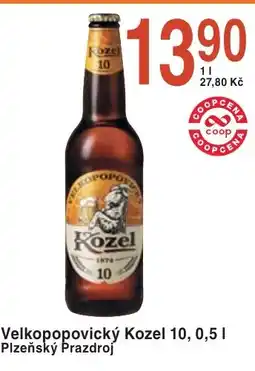 Coop hb Velkopopovický Kozel 10, nabídka