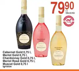 Coop hb Cabernet Gold, Merlot Gold, Chardonnay Gold, Merlot Rosé Gold, Muscat Gold nabídka