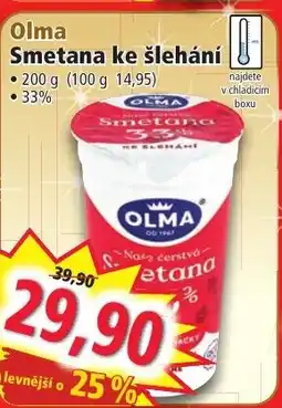 Norma OLMA Smetana ke šlehání nabídka