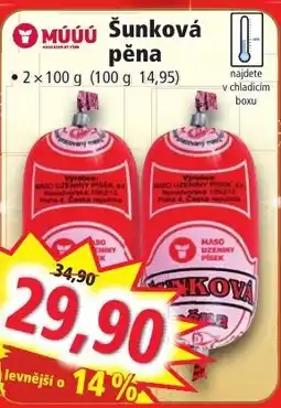 Norma MÚÚÚ Šunková pěna nabídka