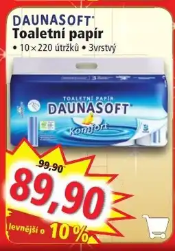 Norma DAUNASOFT Toaletní papír nabídka