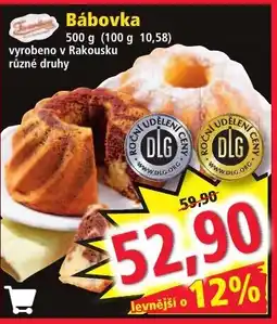 Norma Bábovka nabídka
