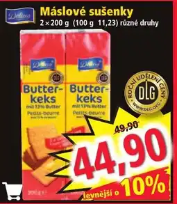 Norma Delicia Máslové sušenky nabídka