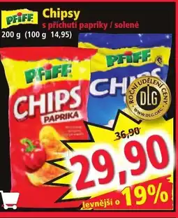 Norma PFIFF Chipsy nabídka