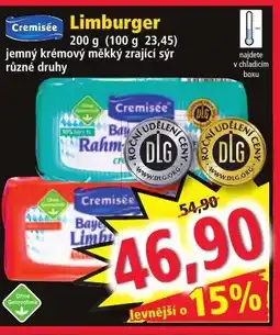 Norma Cremisée Limburger nabídka