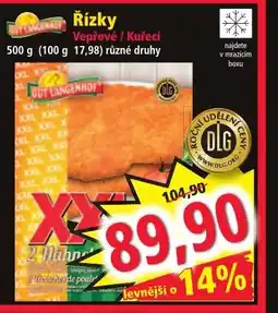 Norma Řízky Vepřové / Kuřecí nabídka