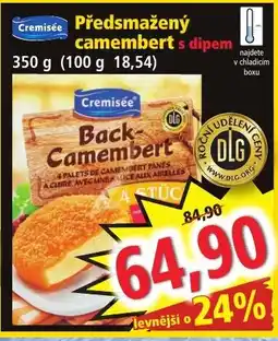 Norma Předsmažený Camembert s dipem nabídka