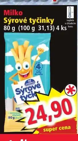 Norma Milko Sýrové tyčinky nabídka