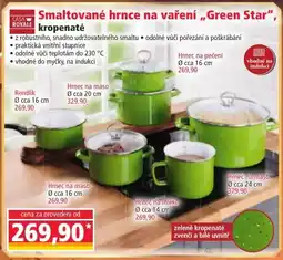 Norma Smaltované hrnce na vaření „Green Star nabídka