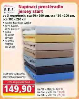 Norma Napínací prostěradlo jersey start nabídka