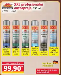 Norma XXL profesionální autospreje nabídka