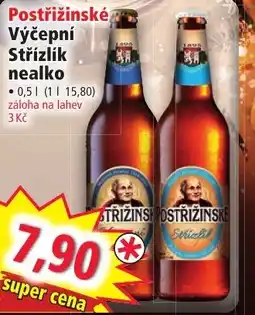 Norma Postřižinské Výčepní Střízlík nealko nabídka